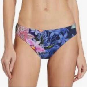 NWT Johnny Was Swimwear Neon Jungle Hipster Bottom Womens Size M.